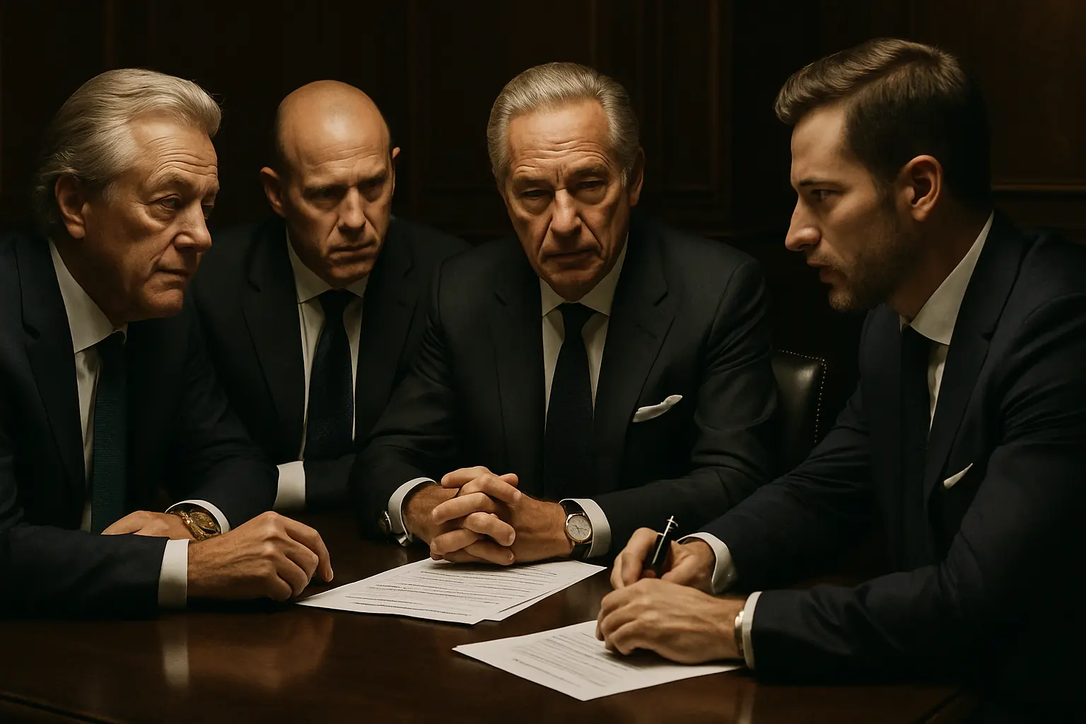 shady men
